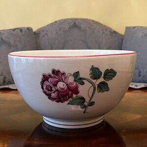 🌺Vintage Tiffany Strasbourg Flowers Large Porcelain Bowl